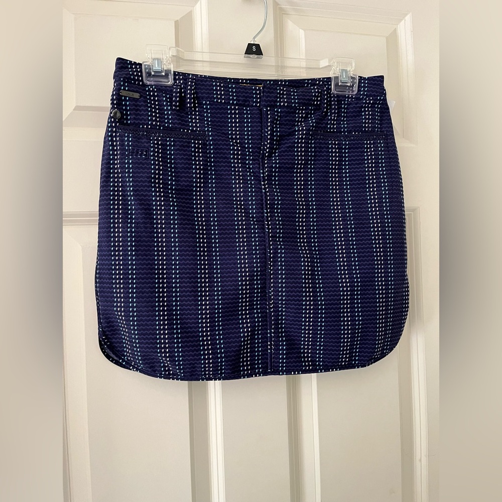Women’s Lole Golf Navy Athletic Skort tennis golf pickleball activewear size 4